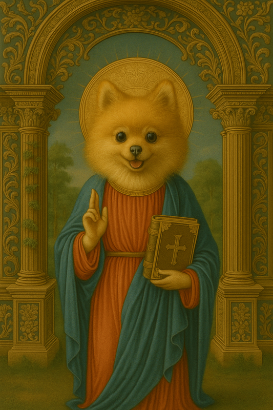 Pomeranian Prayer Candle
