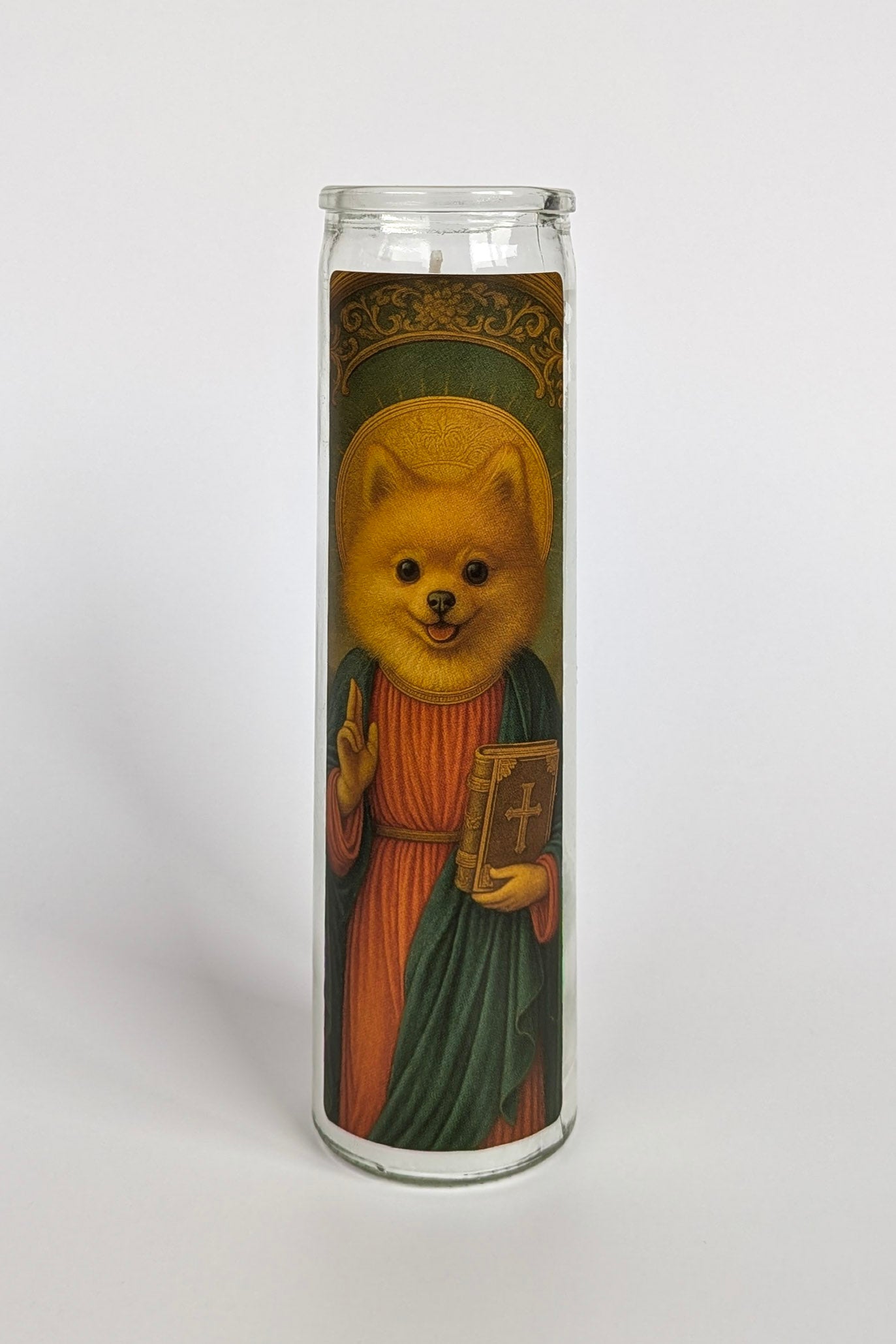 Pomeranian Prayer Candle